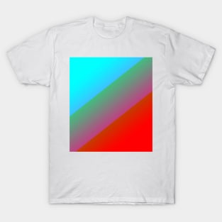 Red blue green abstract art T-Shirt